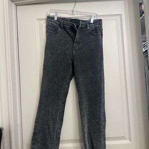 Kendall & Kylie Charcoal Straight Leg Jeans